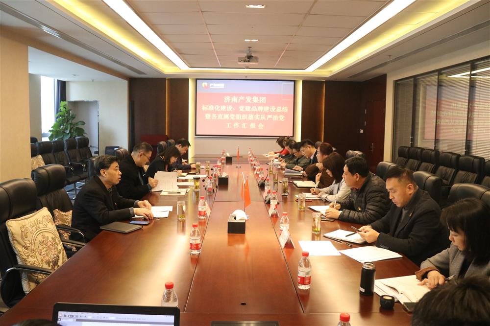 集團(tuán)黨委召開黨組織標(biāo)準(zhǔn)化建設(shè)、 黨建品牌建設(shè)活動總結(jié)暨各直屬黨組織落實(shí)從嚴(yán)治黨工作匯報(bào)會議